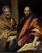 El Greco St Peter and St Paul oil on canvas